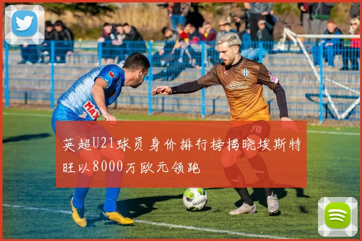 英超U21球员身价排行榜揭晓埃斯特旺以8000万欧元领跑